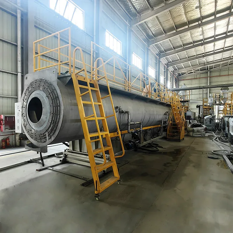 Máquina de produção de tubo HDPE de 1200 mm de HDPE usada